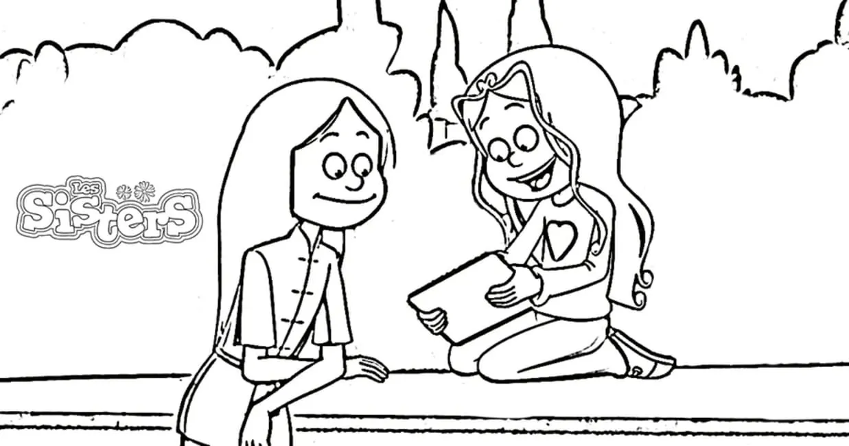Coloriage Les Sisters : Dessin Sisters Dessin Sisters — Coloriage Les Sisters à imprimer