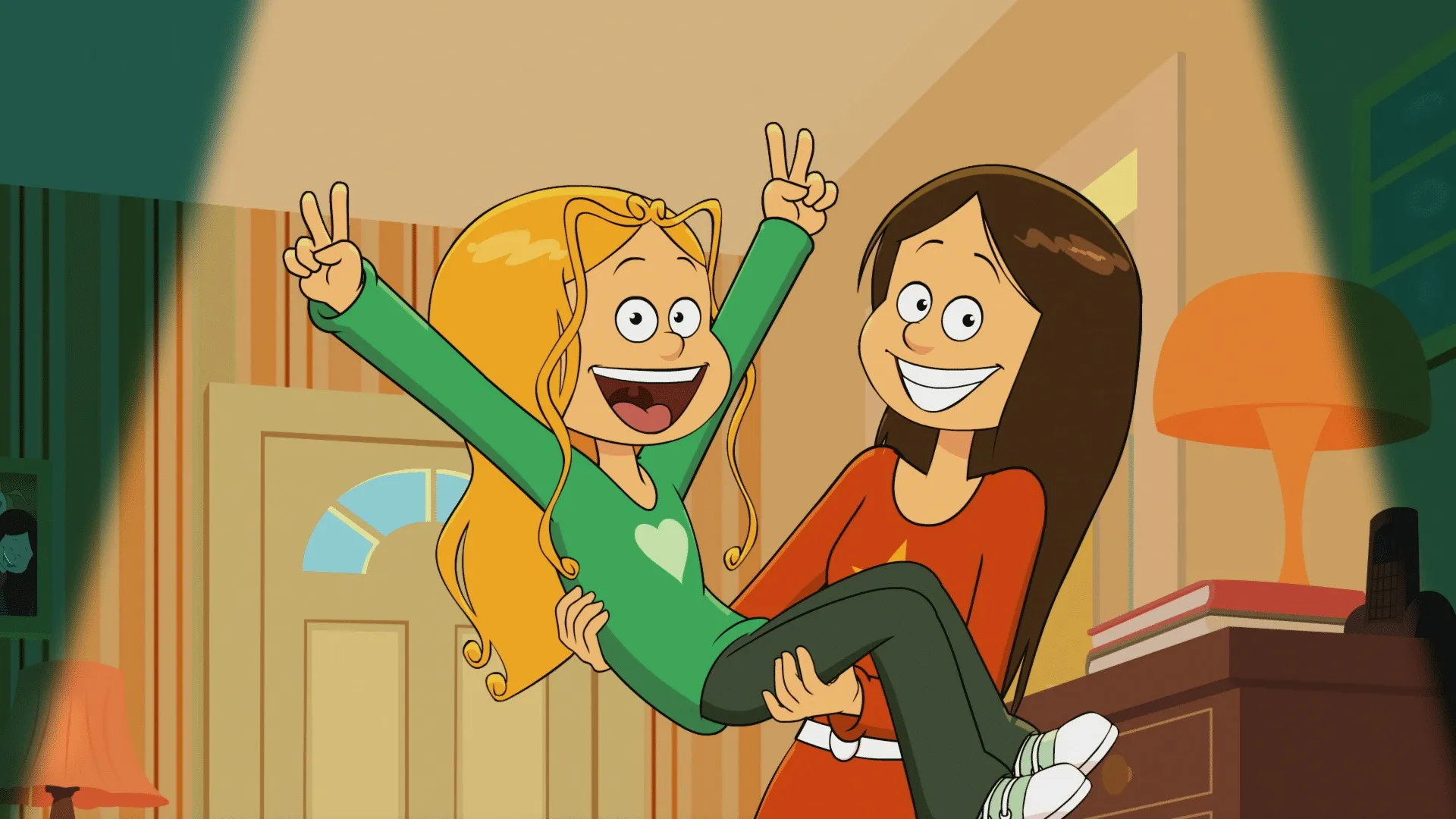 Les Sisters en fête — Wallpaper Les Sisters HD