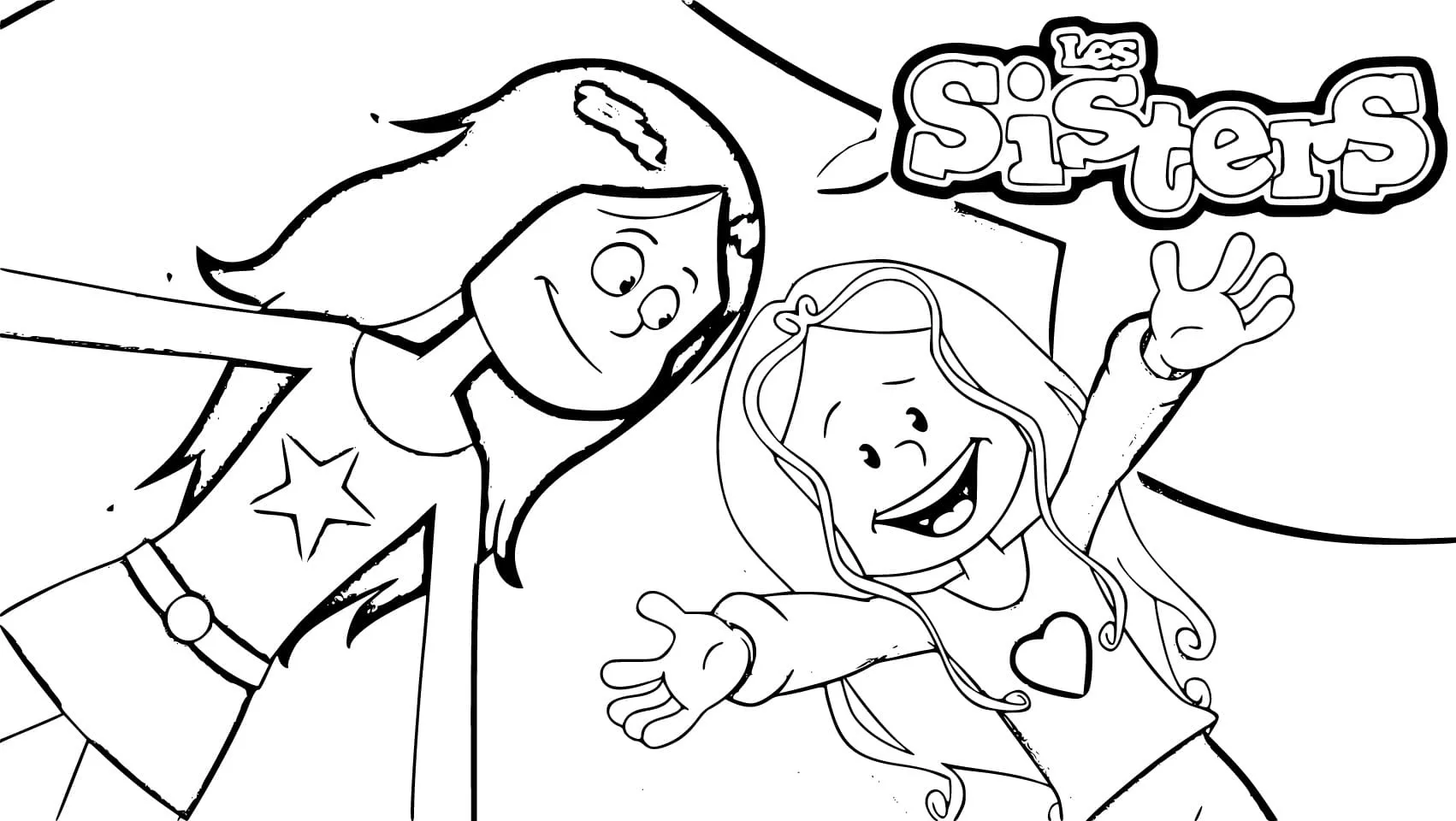 Coloriage Les Sisters : Les Sisters Les Sisters — Coloriage Les Sisters à imprimer