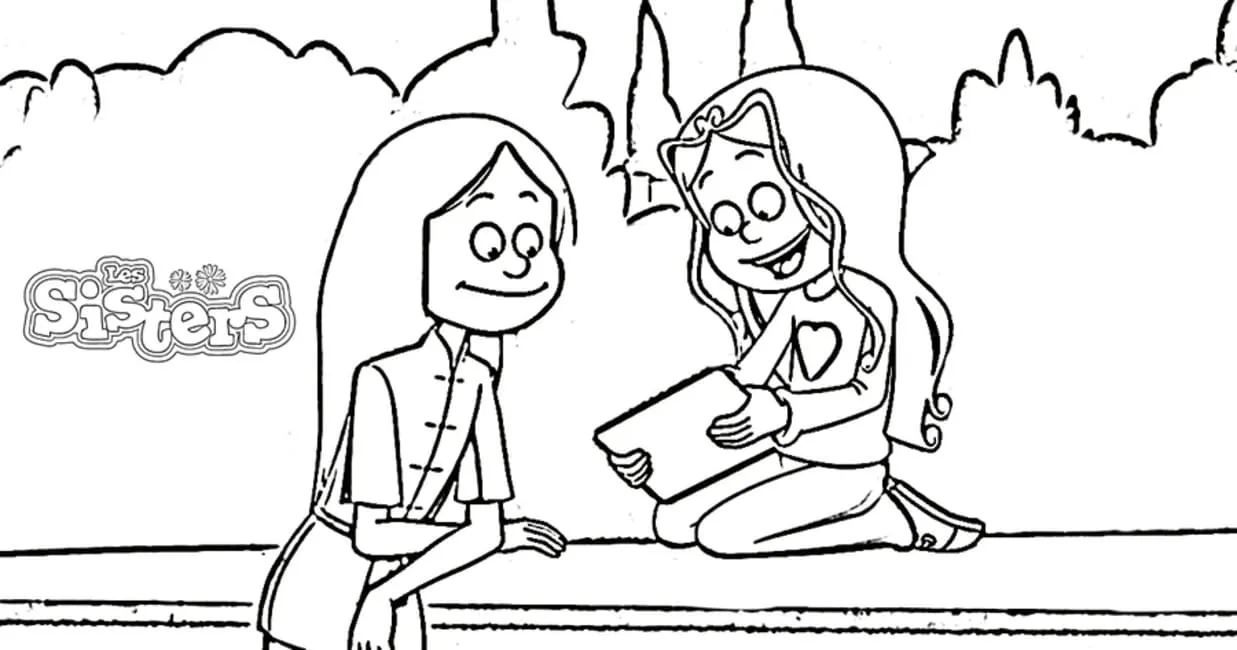Coloriage Les Sisters : Dessin Sisters Dessin Sisters — Coloriage Les Sisters à imprimer